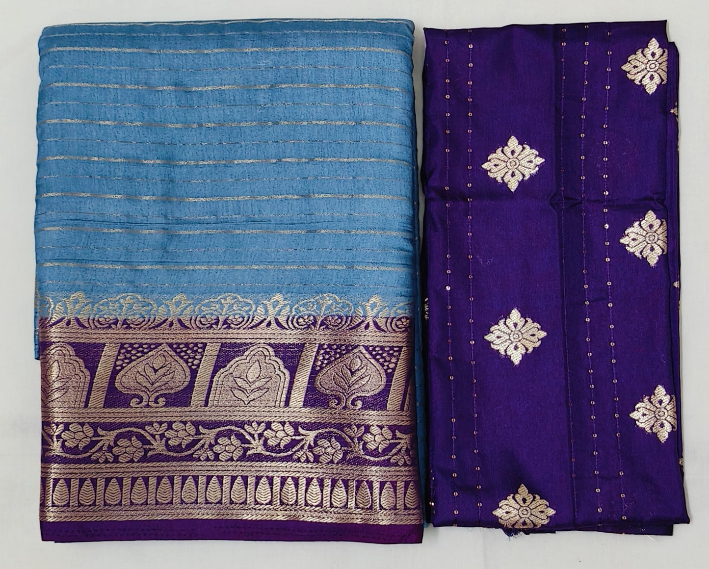 Georgette Crepe Designer Blouse Premium Sarees-MFBGC1