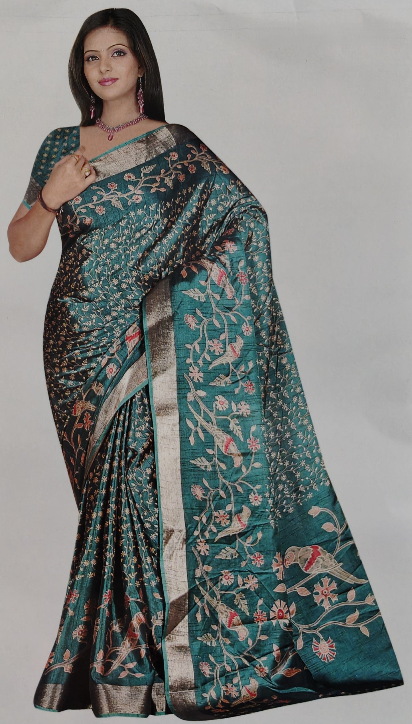 Tussar Silk Premium Sarees-MDBTS1