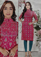 Pintex Pattern Kurti with Pocket