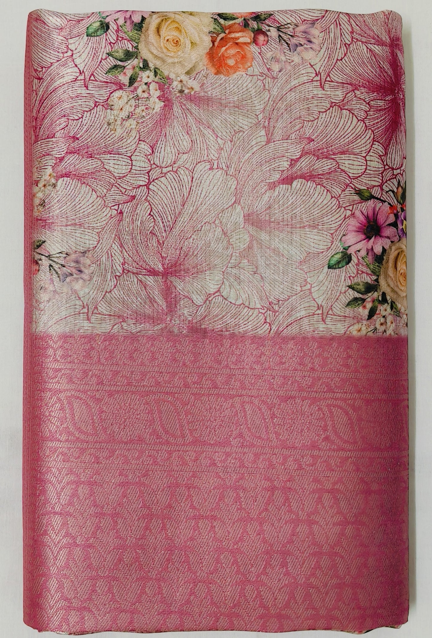 Digital Print Soft Silk Saree