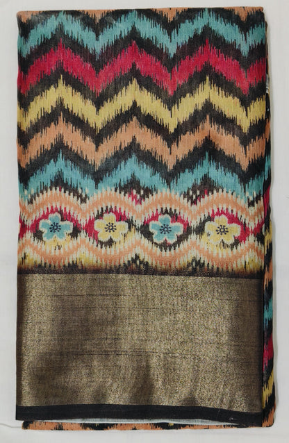 Marshmellow Digital Print Sarees-AFSMD1