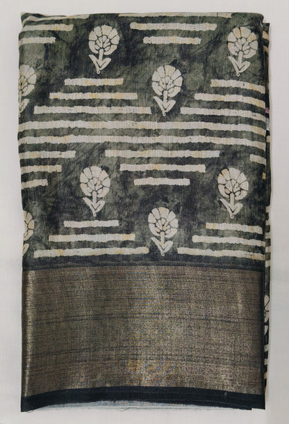 Marshmellow Digital Print Sarees-AFSMD1