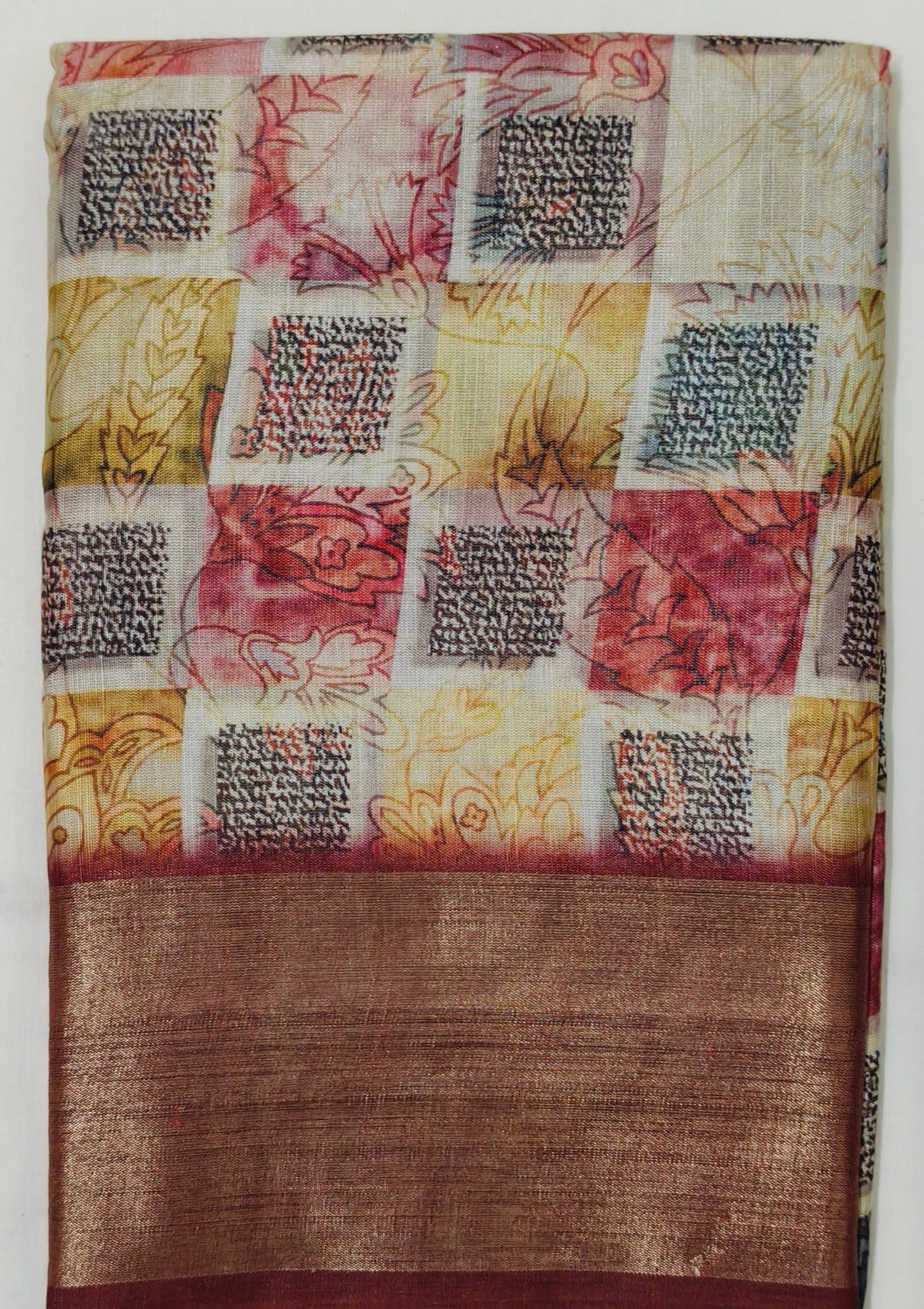 Marshmellow Digital Print Sarees-AFSMD1