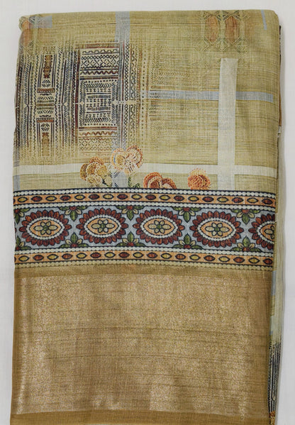 Marshmellow Digital Print Sarees-AFSMD1