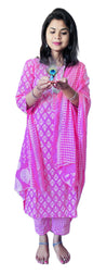 3 piece cotton kurta set