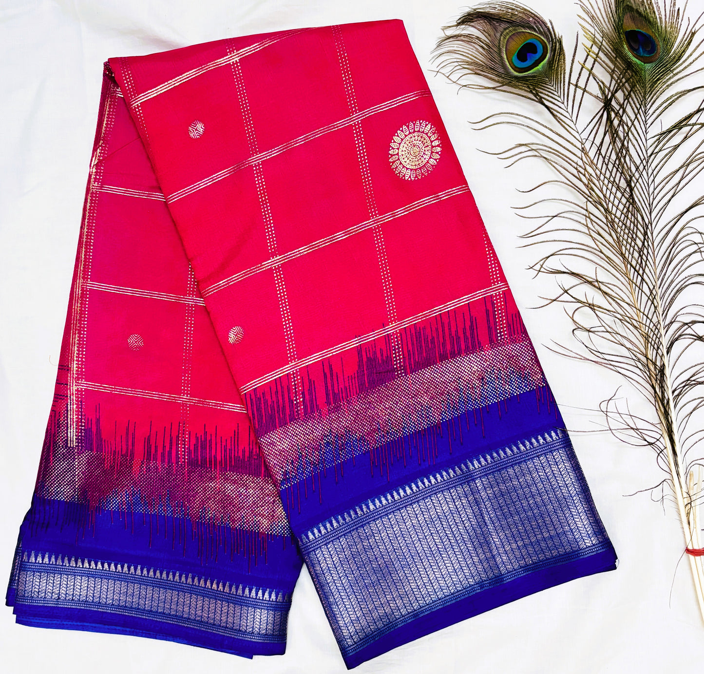 Premium Dola Silk Sarees-MSBDS1