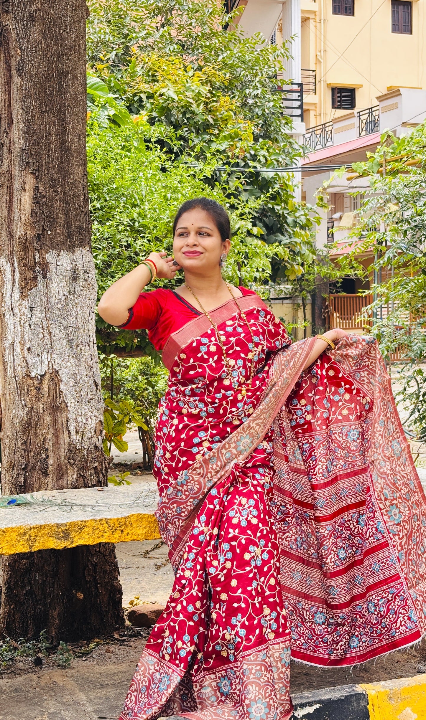 Meena Silk Handloom Saree