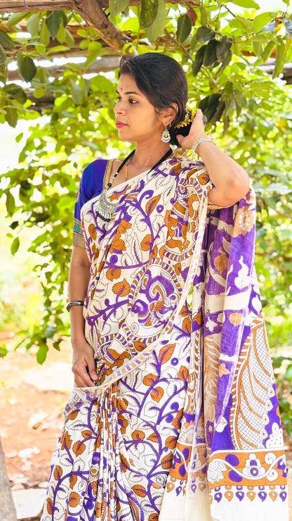 Premium Cotton Kalamkari Sarees for Summer