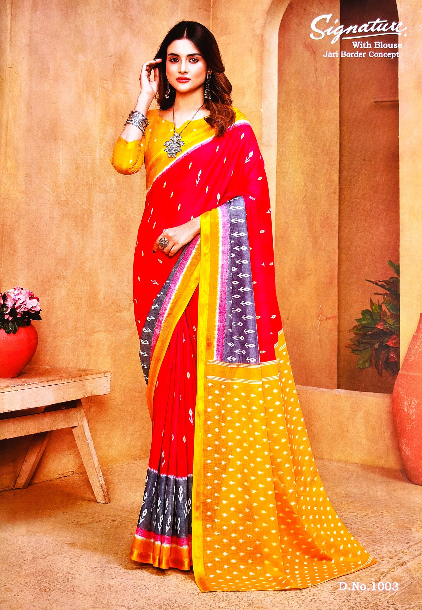 Lakhani Cotton Sarees for Summer